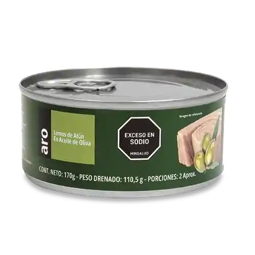 Lomo De Atun En Aceite De Oliva Aro 170g