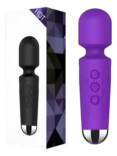 Hitachi Mini – Vibrador Vaginal Y De Clítoris Portátil | 8 Velocidades | 20 Patrones | Recargable Usb