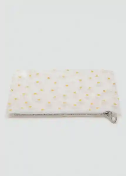 Neceser M Marga Blanco Talla 99 Mujer Mango