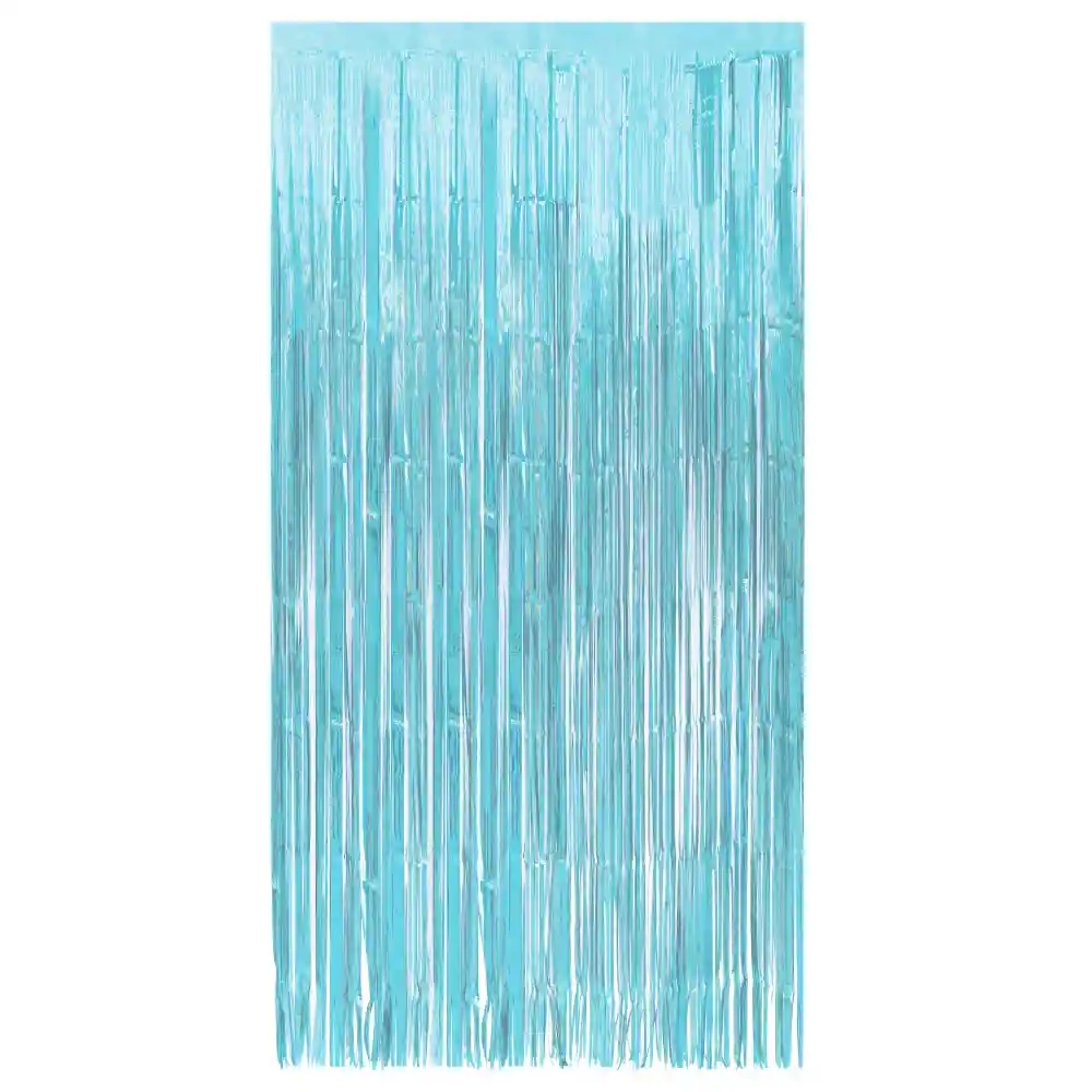 Cortina Azul Pastel Mate X 1 Und