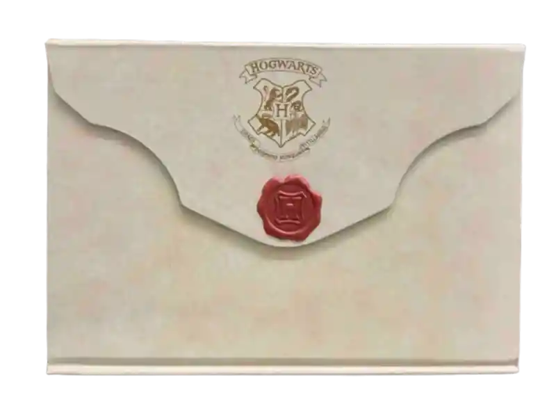 Agenda Harry Potter Howarts Tipo Invitacion 21,5 X 15 Cm