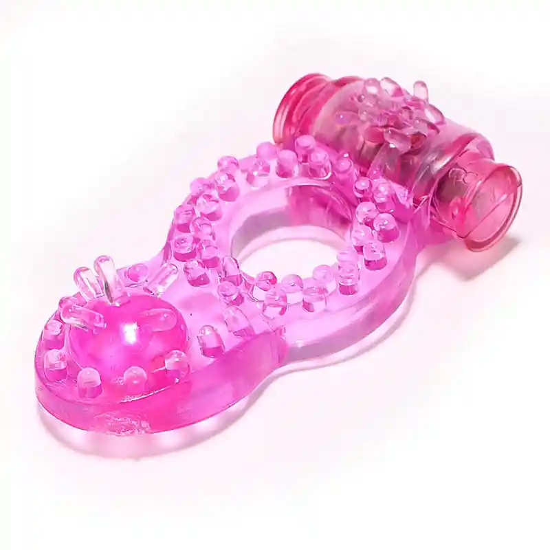 💍✨ Anillo Vibrador Con Perla Estimuladora | Material Súper Suave | Pilas Incluidas 💍✨ Vibrating Ring With Stimulation Bead | Super Soft Material | Batteries Included