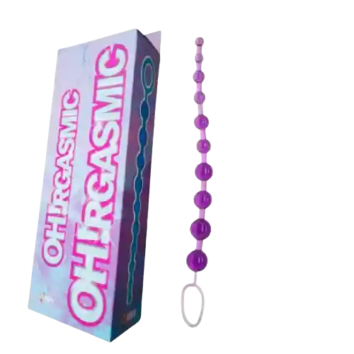 💋 Bolas Anales Orgasmic | Silicona Suave Y Flexible | 30 Cm De Largo 💋 Orgasmic Anal Beads | Soft & Flexible Silicone | 30 Cm Length