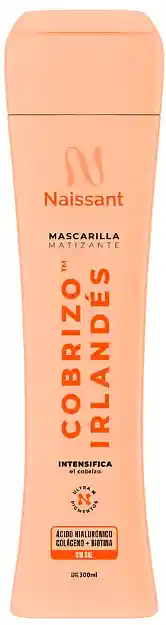 Matizane, Mascarilla Para El Cabello - Naissant, Cobrizo Irlandes, Intensifica El Cobrizo, Sin Sal, 300 Ml.