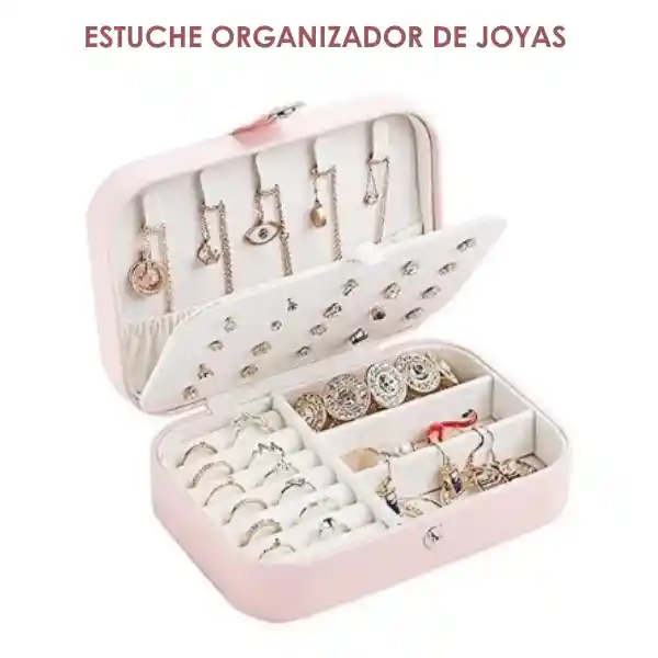 Estuche Organizador De Joyas 3 En 1
