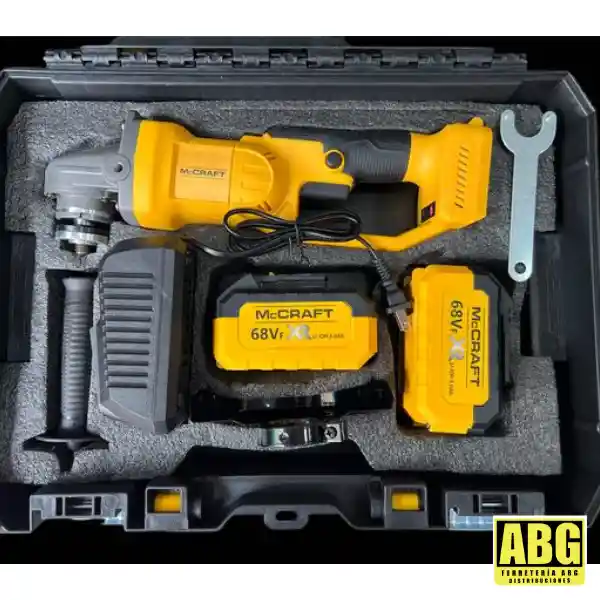 Pulidora Inalambrica 4.5 Pulgadas 2 Baterias 68v Profesional