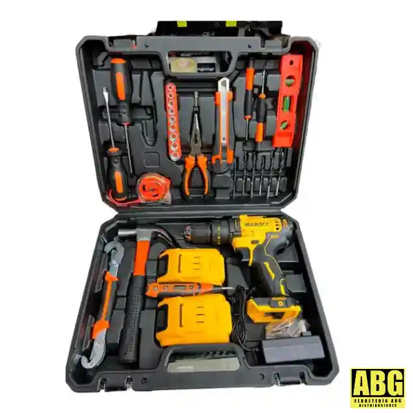 Juego Herramientas Con Taladro 27pza Mccraft