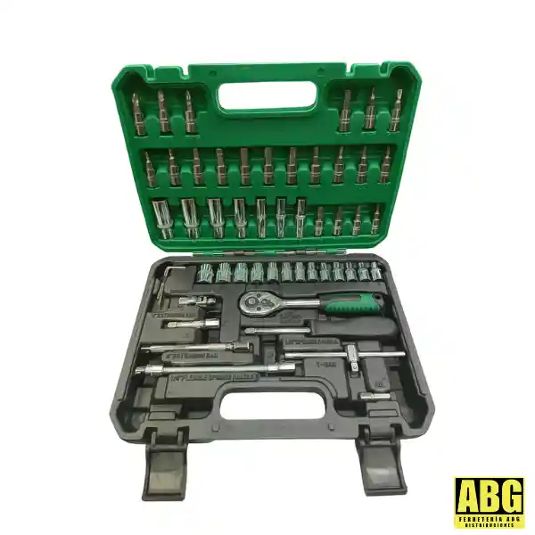 Juego De Copas Y Rachet 53pcs 1/4\ Profesional"