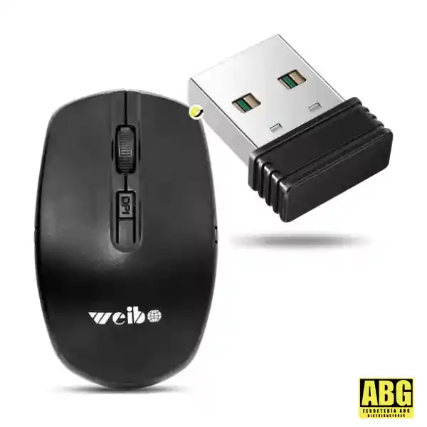 Mouse Inalámbrico Weibo Para Computador (incluye Batería)