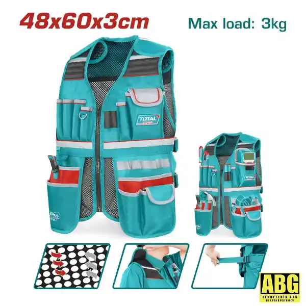 Chaleco Porta Herramientas Total