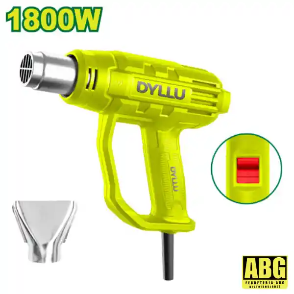Pistola Calor 1800w Dyllu (incluye 1 Boquilla)