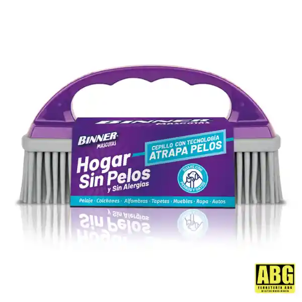 Cepillo Atrapa Pelos Binner Mascotas Para Pisos Y Tapetes