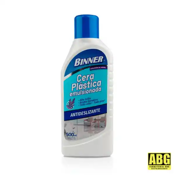 Cera Plástica Para Pisos De Cerámica Lavanda 500ml Binner