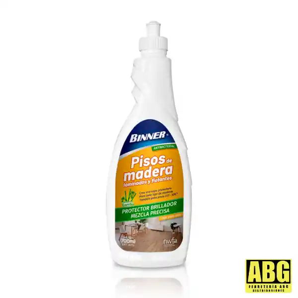 Protector De Pisos Madera Laminados Brillador Binner 700ml