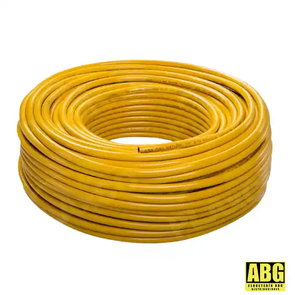 Manguera De Gas 3/8\ Xmetro Amarilla"