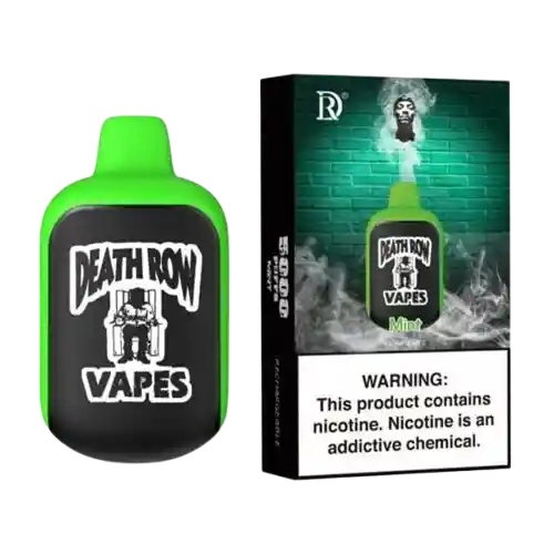 Vape Recargable Death Row Snoop Dog - 5.000 Puff - Mint - 5% Nicotina