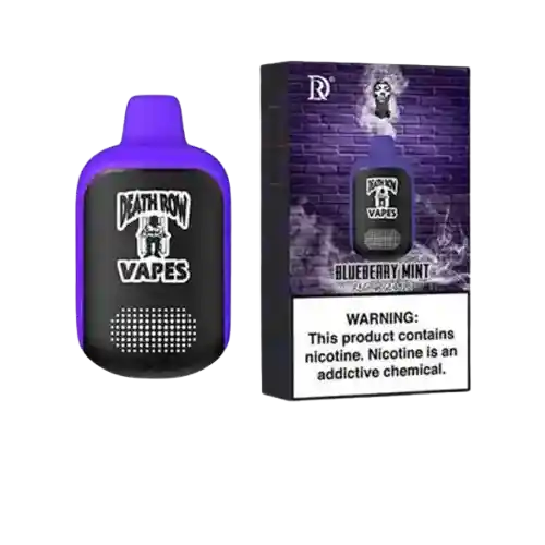Vape Recargable Death Row Snoop Dog - 5.000 Puff - Blueberry Mint - 5% Nicotina