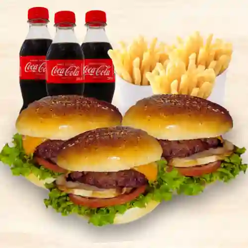 Hamburguesa Condado para Tres