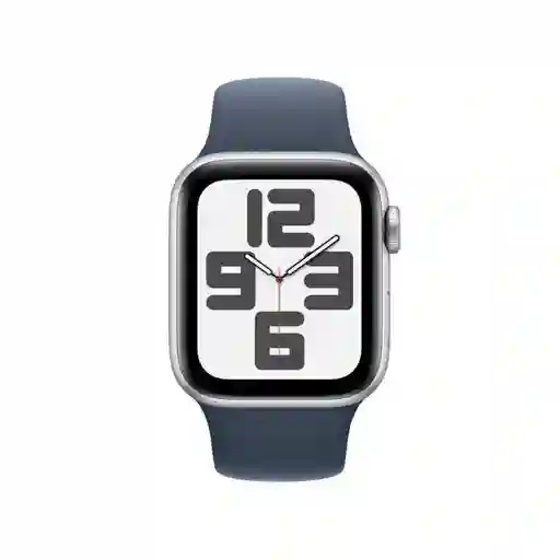 Apple Watch SE Gps Silver Aluminium Case With Denim 40 mm