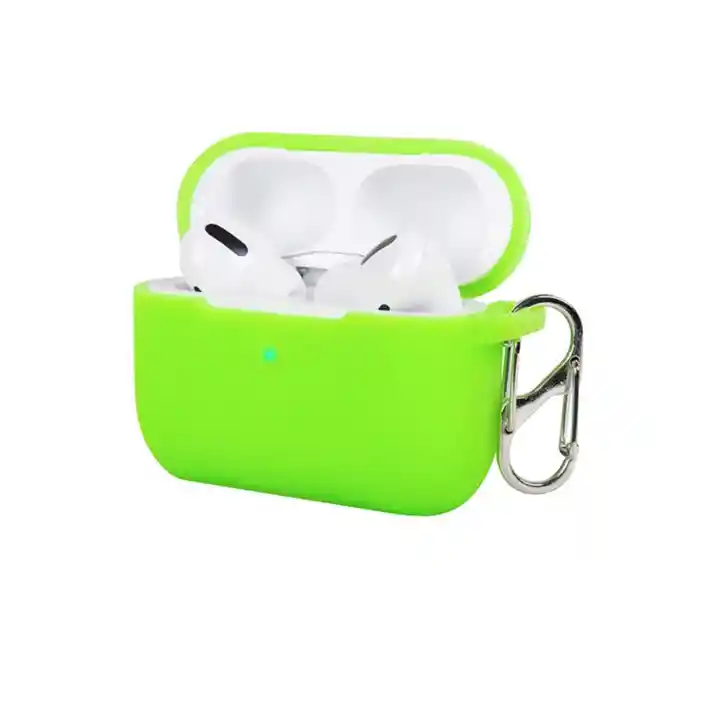 Estuche Protector Airpods Pro 2 Verde Fosforescente