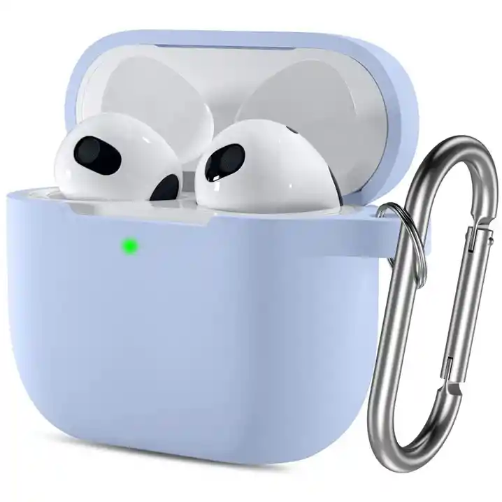 Estuche Protector Airpods 3 Azul Clarito