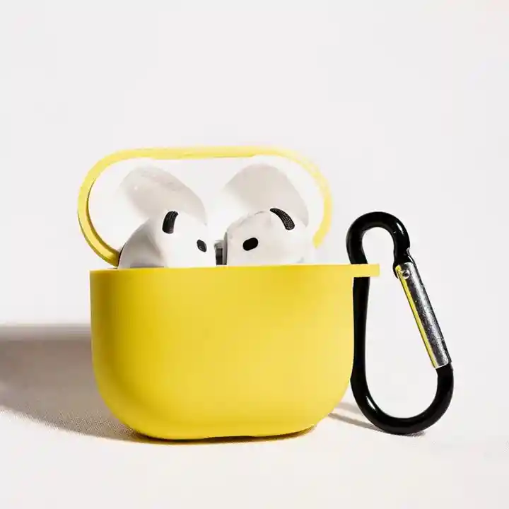 Estuche Protector Airpods 4 Amarillo