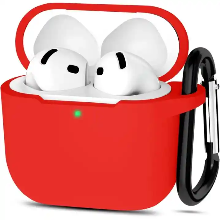 Estuche Protector Airpods 4 Rojo