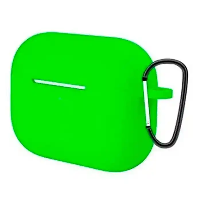 Estuche Protector Airpods 4 Verde Fosforescente