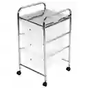 Home Expressions Cajonero Blanco Con Ruedas G184