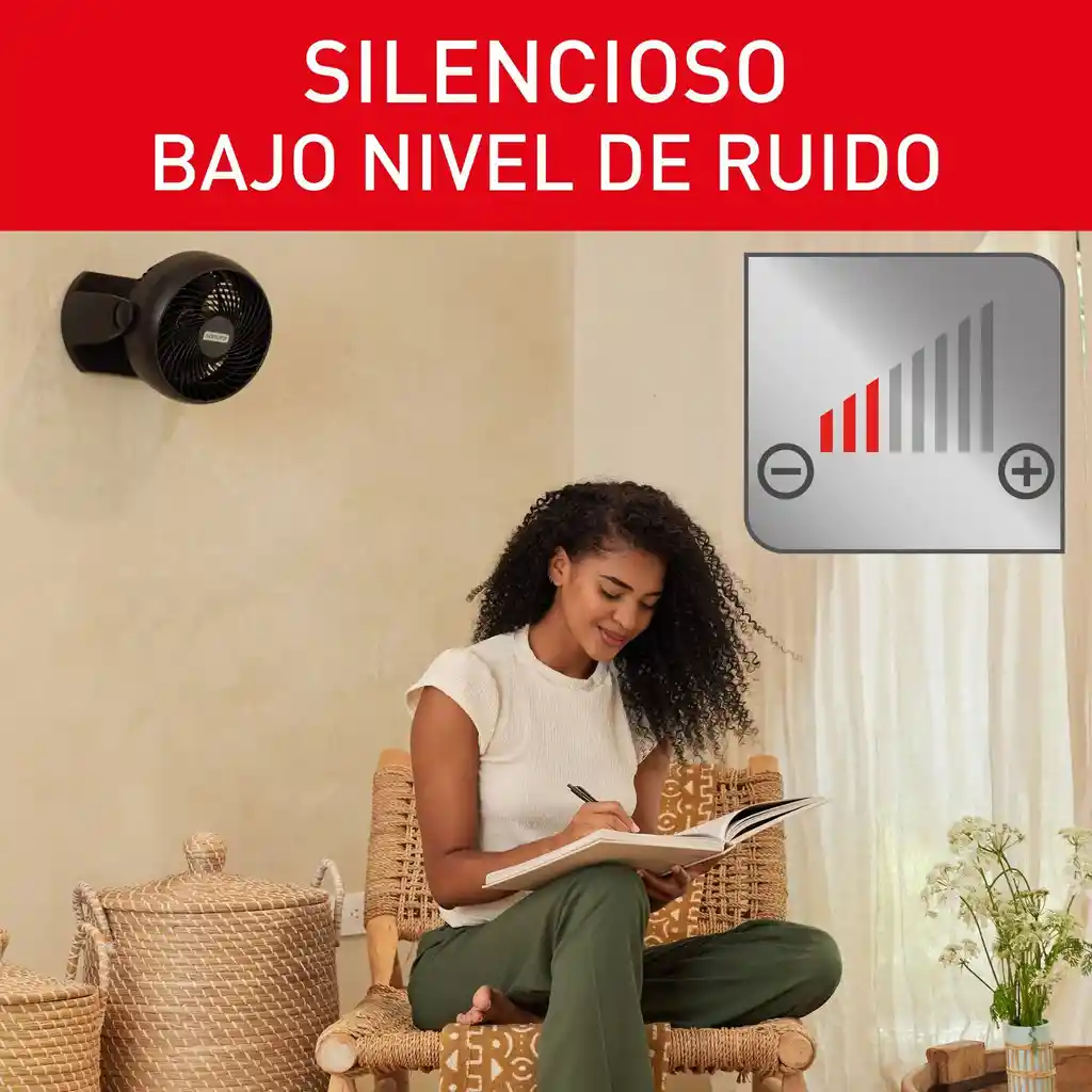 Ventilador Samurai Compact Force 3 en 1 Negro