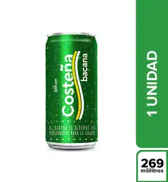 Costeña Bacana Cerveza Lata 269 Ml X1