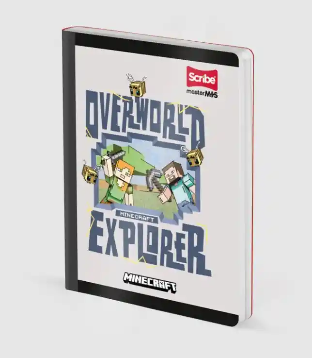 Cuaderno Minecraft Cuadriculado Cosido 100 Hojas Scribe - Rappi