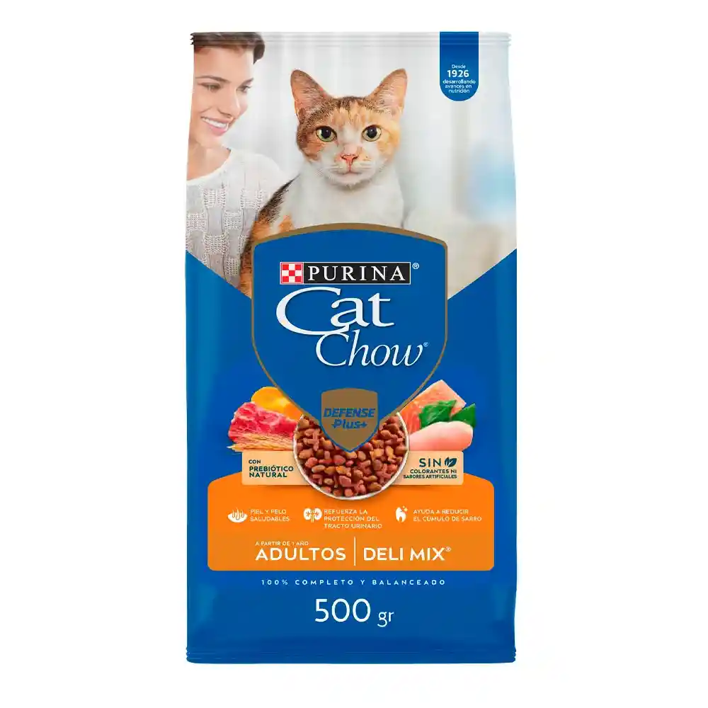 Cat Chow Adultos Delimix Fortidefense 500g
