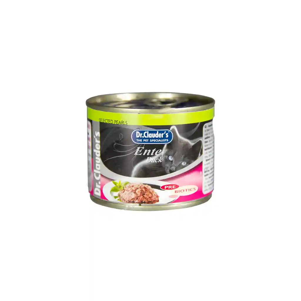 Dr. Clauder's Alimento Húmedo Para Gato Duck 200 Gr