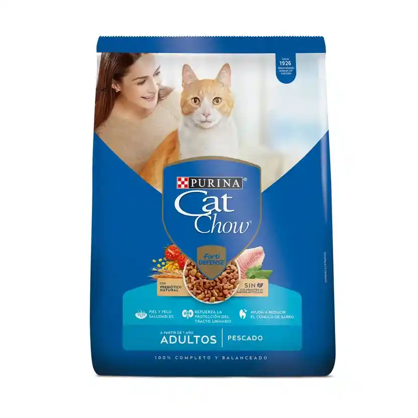 Comida Para Gatos Purina Cat Chow Adulto Pescado X 8kg