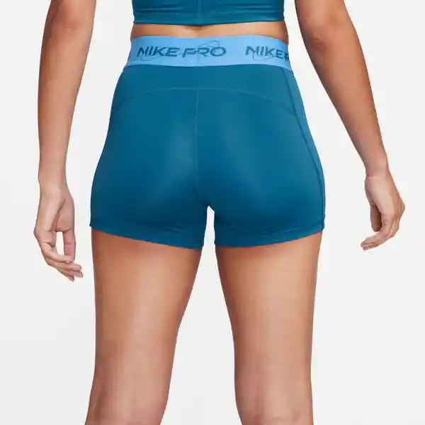 Nike Short W Np Df mr Grx 3In Mujer Azul T.S Ref: FB5448-457