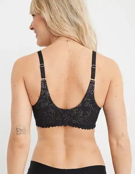 Brasier Aerie Negro Talla 36 Ddd American Eagle 47928341