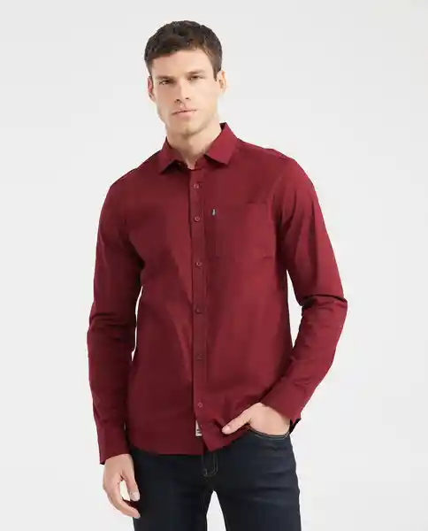 Camiseta Carbón Pocket Rojo Zinfandel Oscuro L Chevignon