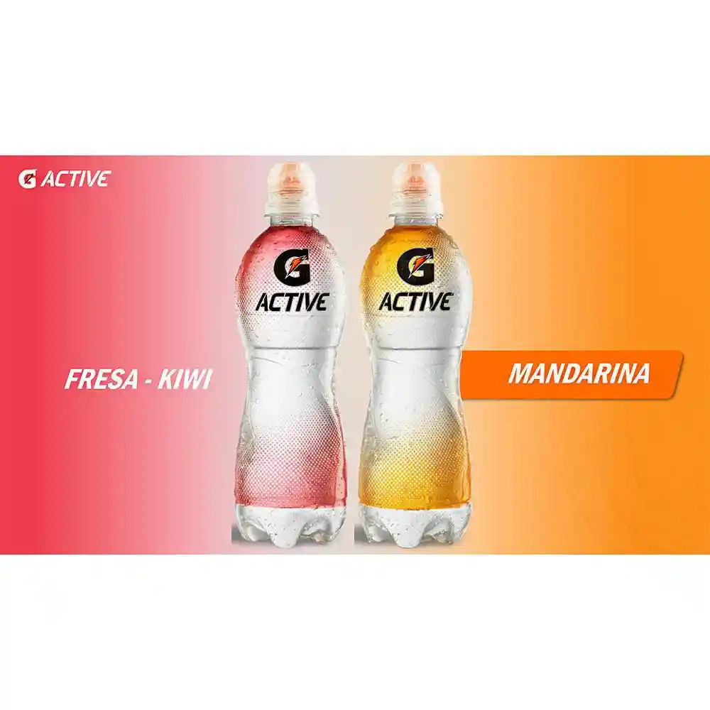 Gatorade Bebida Hidratante Active Fresa y Kiwi 500 mL