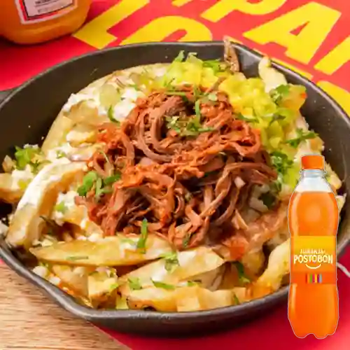 Combo Bondiola Fries + Postobón Naranja 400 ml