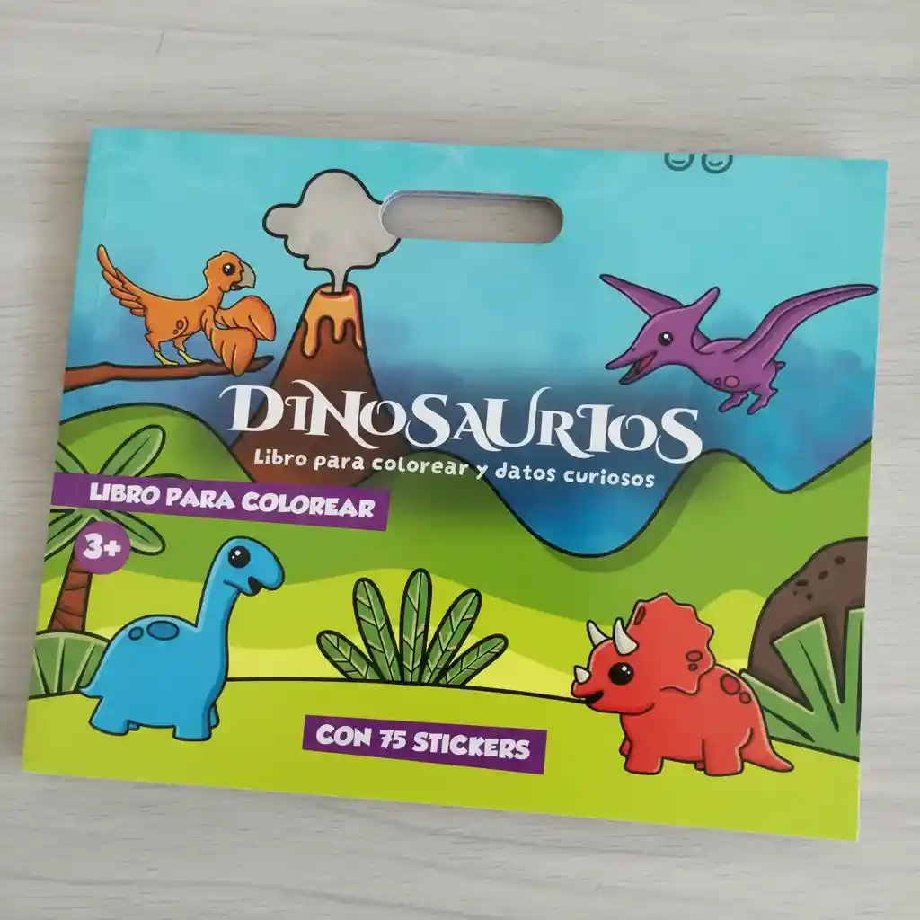 Libro Para Colorear Con Sticker Dinosaurios Para Niños desde $ 44.900