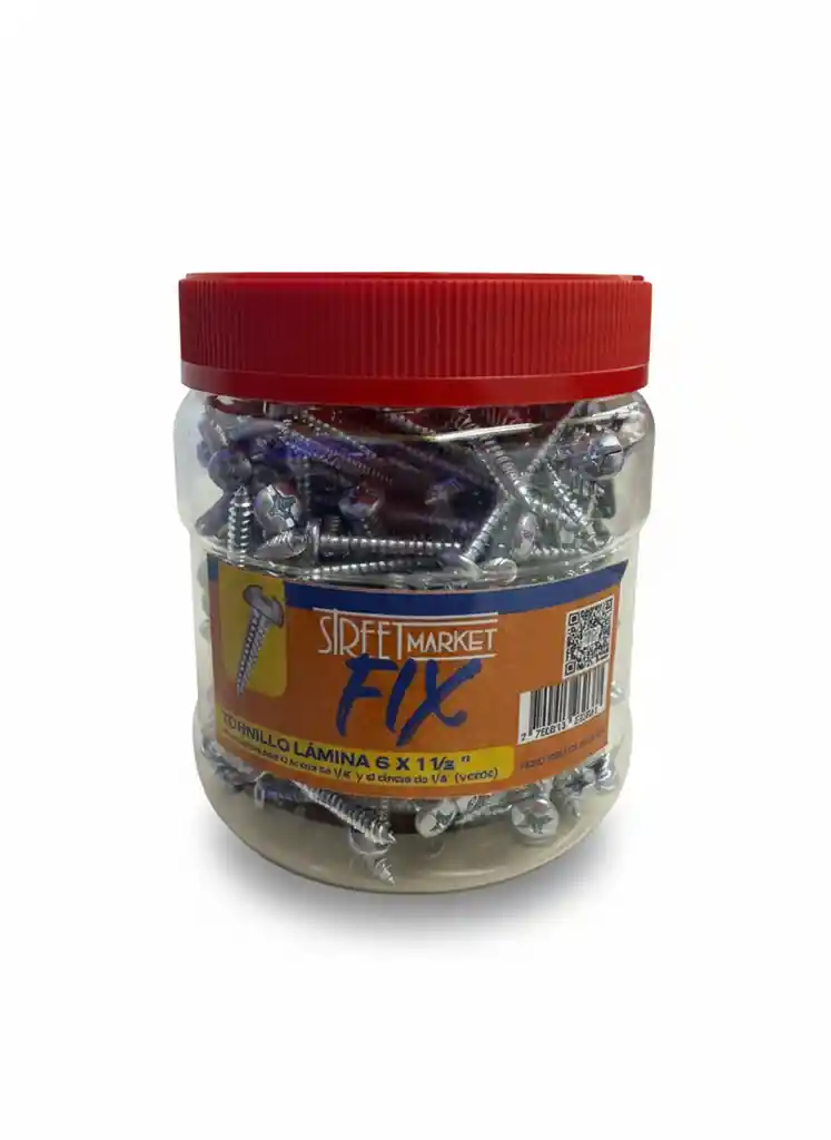 Tornillo Lámina 6x1 1/2" (500gr)