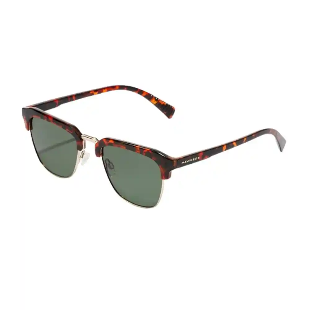 Gafas De Sol Hawkers No Limit Polarizado Con Marco Carey Y Lunas Verdes - 51 Mm