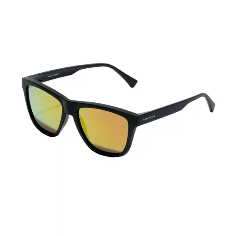 Gafas De Sol Hawkers One Ls Raw Con Marco Negro Y Lunas Narajas - 54 Mm