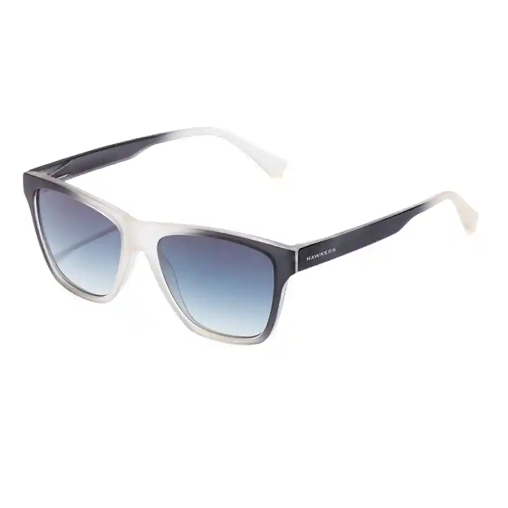 Gafas De Sol Hawkers One Ls Con Marco Gris Y Blanco Con Lunas Azules - 54 Mm