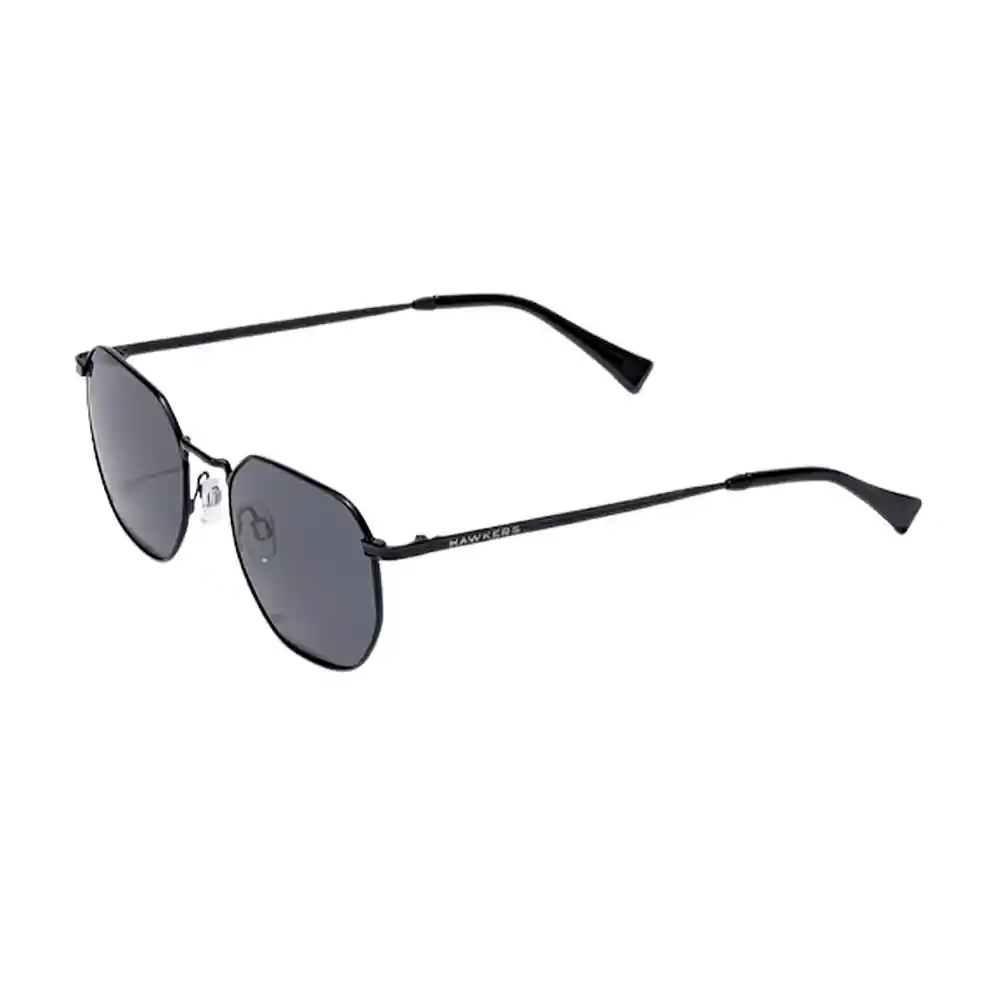 Gafas De Sol Hawkers Sixgon Color Negro Con Lunas Grises - 51 Mm
