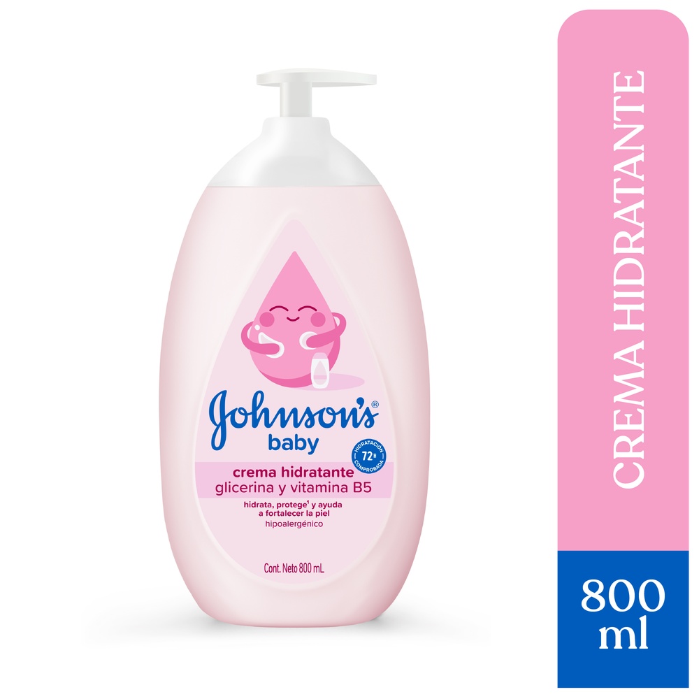 Johnson's Baby Crema Corporal Hidratante Original 800 ml