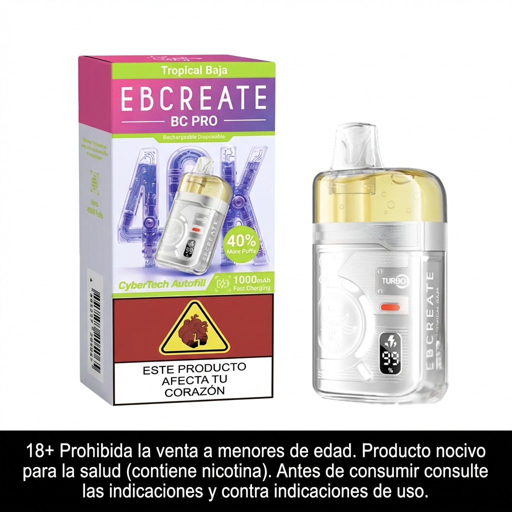 Vape Elfbar Bc Pro Tropical Baja 40.000 Puffs - Rappi