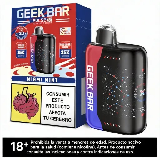 Vape Geek Bar Pulse X Miami Mint 25.000 Puffs - Rappi