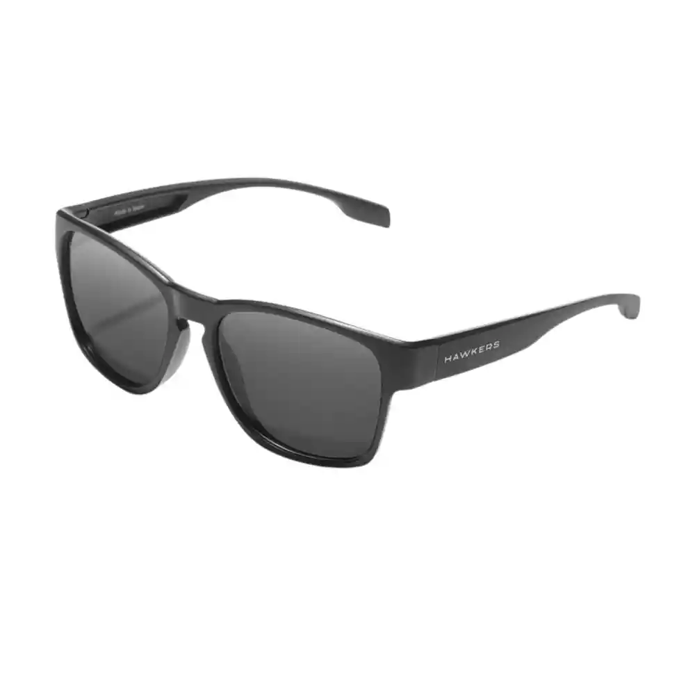 Gafas De Sol Hawkers Core Raw Polarizado Con Marco Negro Y Lunas Negras - 56 Mm